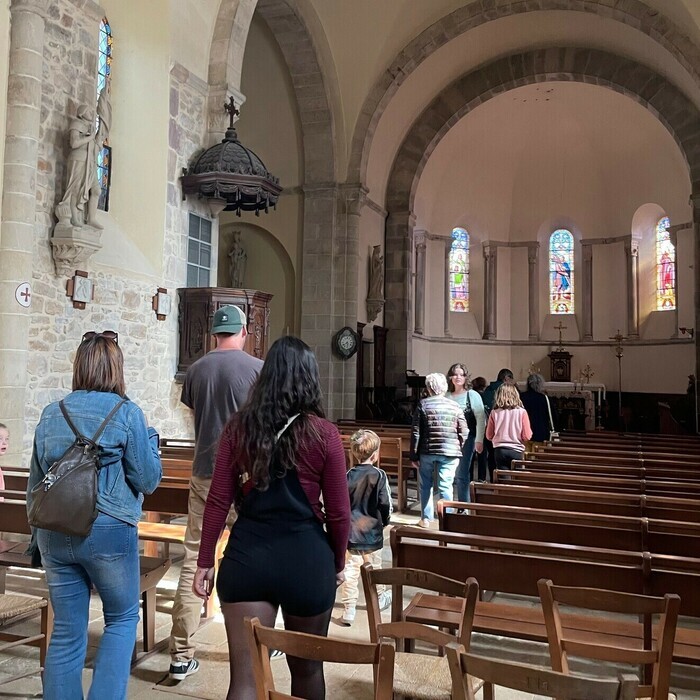 Découverte de l’église Sainte-Foy et de l’ancienne forge de Montrozier, Espace archéologique, Montrozier