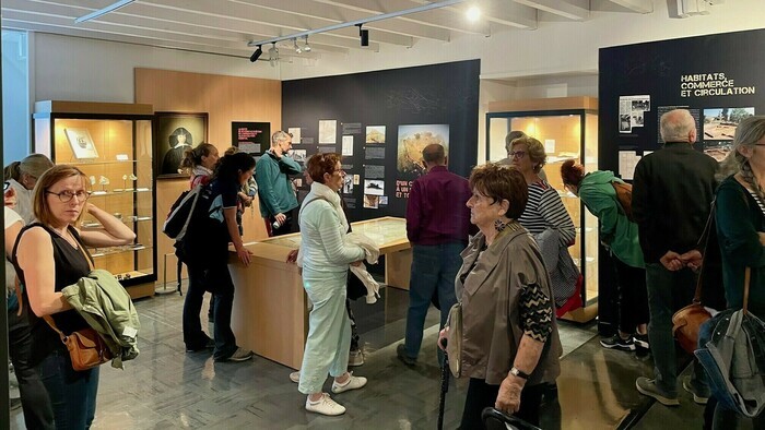 Découverte des expositions du musée de Montrozier, Espace archéologique, Montrozier