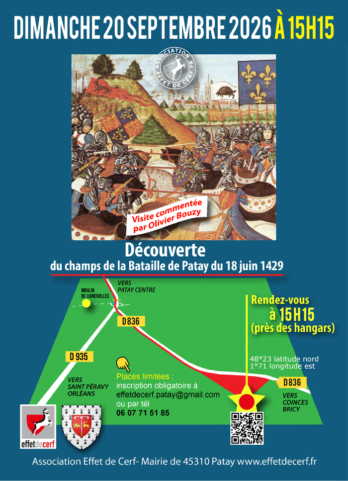 Découverte du champ de la bataille de Patay, Musée de la bataille de Patay, Patay