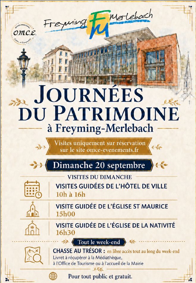 Découverte du Patrimoine à Freyming-Merlebach, Hôtel de Ville, Freyming-Merlebach