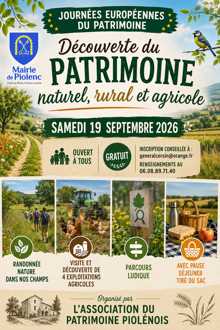 Découverte du patrimoine naturel, rural et agricole, Piolenc, Piolenc