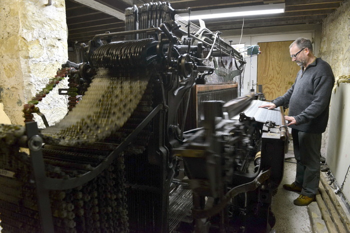 Découverte d’un atelier textile, Atelier de tissage, Vétheuil
