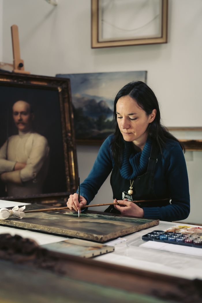 Découverte et visite d&rsquo;un atelier de restauration de peintures, Accro&rsquo;art, Saint-Hilaire-Saint-Mesmin