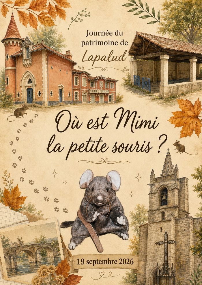 Decouverte ludique des monuments lapalutiens avec Mylène guide conférencière, Lavoir communal, Lapalud