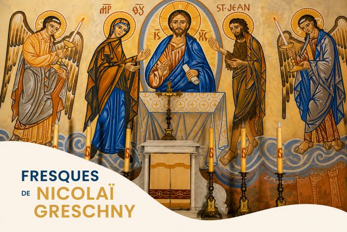 Découvrir les fresques de l’église Sainte-Colombe, Église Sainte-Colombe, Les Issards