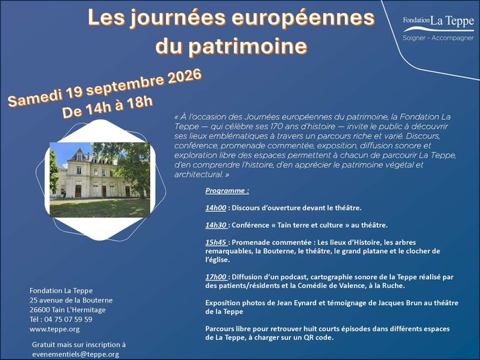 Découvrir l’histoire de la Fondation La Teppe, Fondation La Teppe, Tain-l’Hermitage