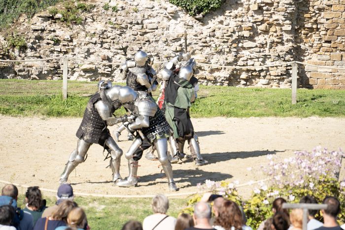 Démonstrations de combat médiéval, Château de Talmont, Talmont-Saint-Hilaire