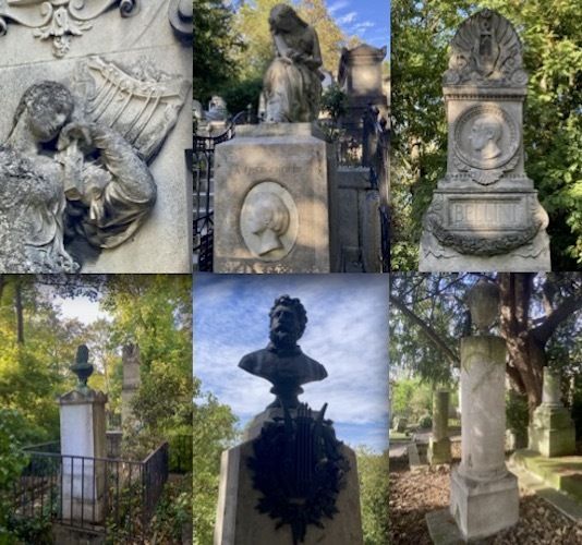 Dernières notes : les tombes des musiciens classiques au Père-Lachaise, Cimetière du Père-Lachaise, Paris