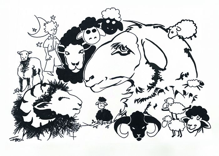 Dessine-moi un mouton, Médiathèque la Mémo, Oullins