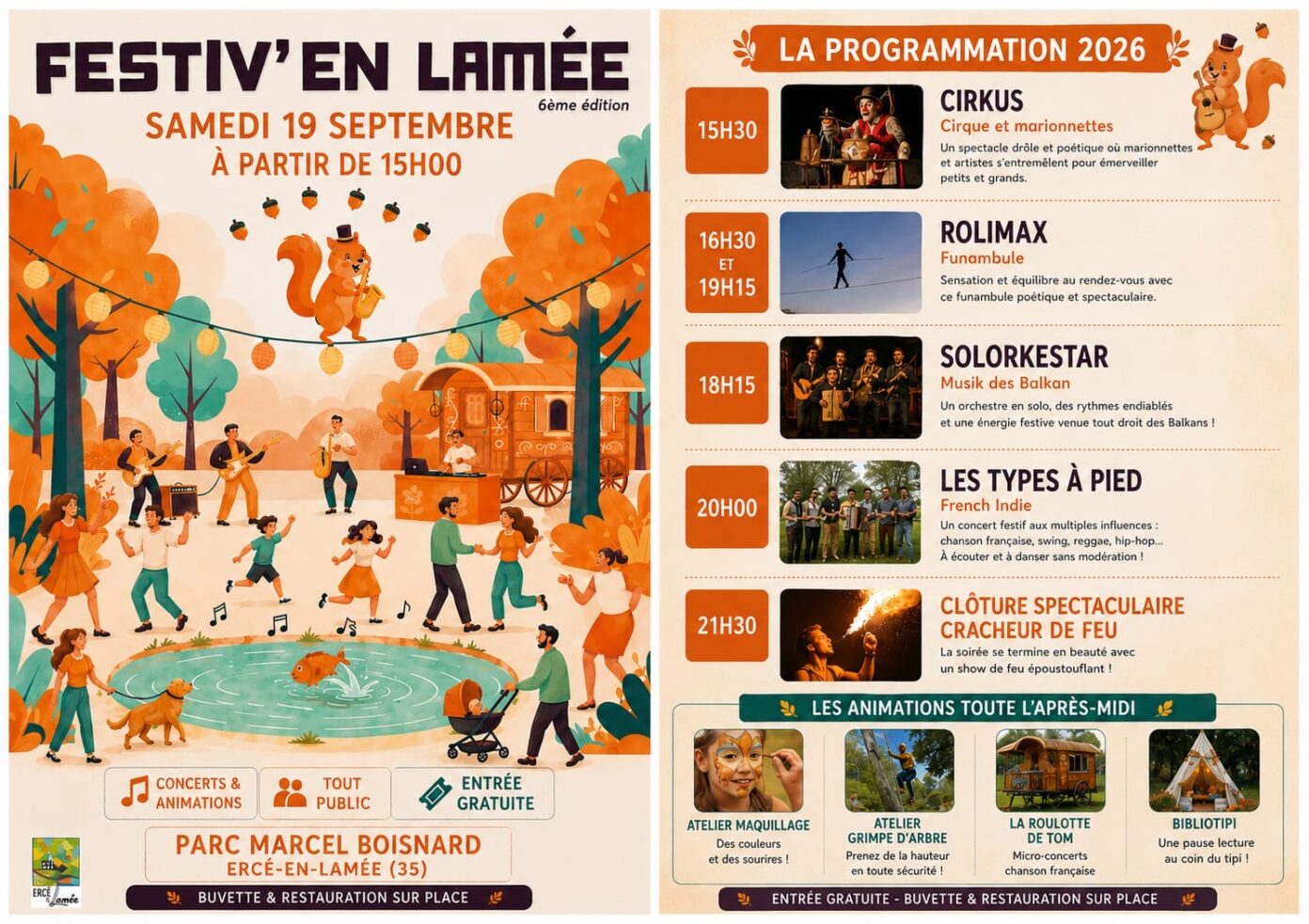Festiv’en Lamée Parc Marcel Boisnard Ercé En Lamée