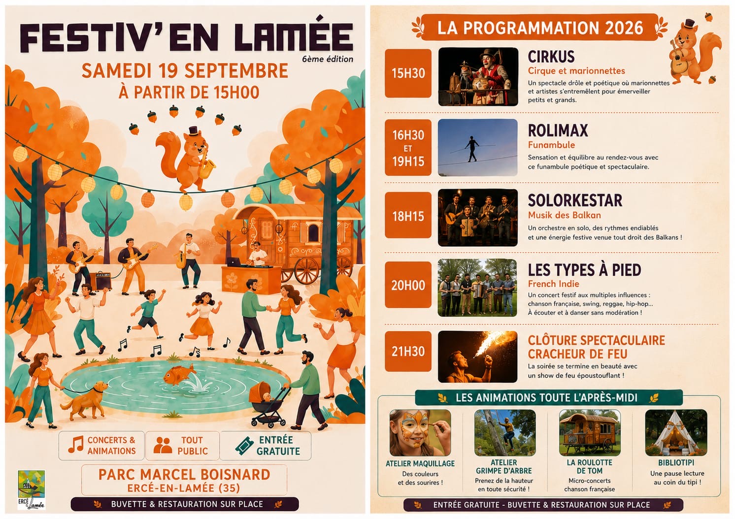 Festiv’en Lamée Parc Marcel Boisnard Ercé En Lamée
