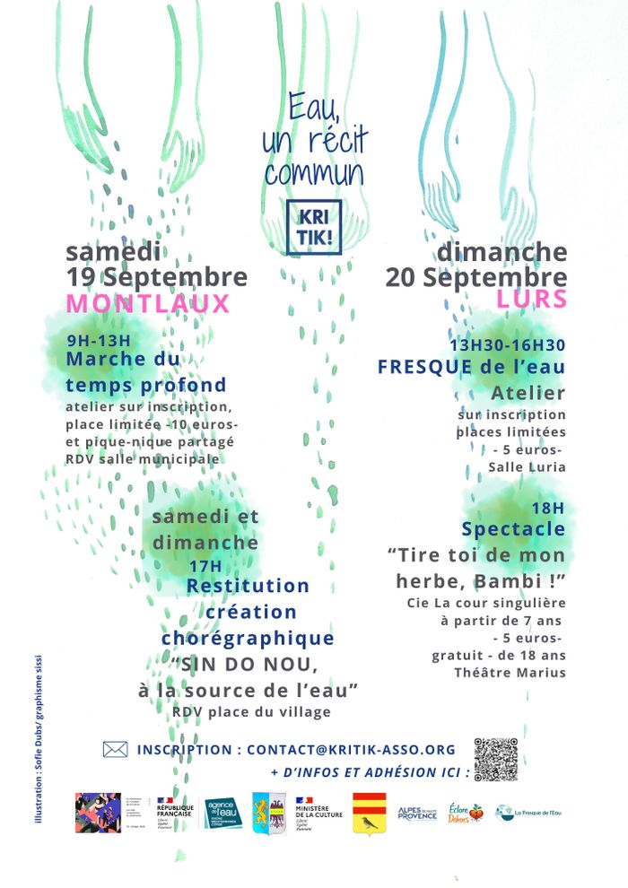 Eau, bien commun, Salle des fêtes, Montlaux