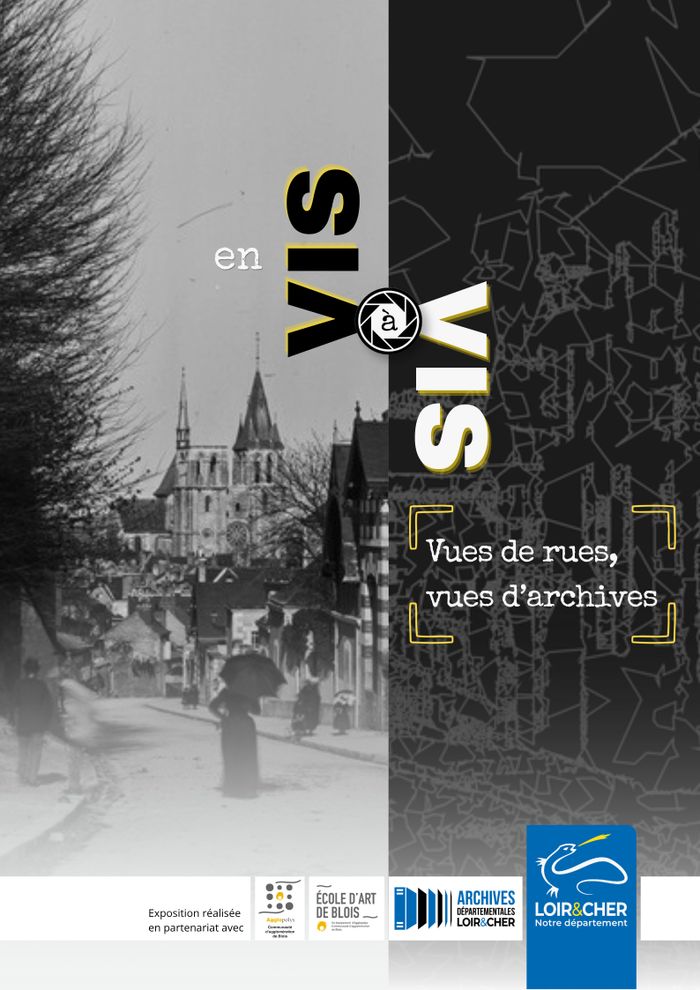 En vis-à-vis : vues de rues, vues d’archives, Jardin de l’évêché (Blois), Blois