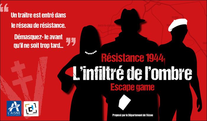 Escape game « Résistance 1944 : l’infiltré de l’ombre », Centre des Archives et de la Bibliothèque départementale de l’Aisne, Laon