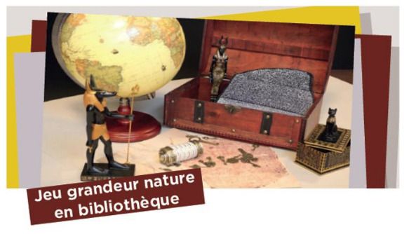 Escape game Sur les traces de Champolion, Médiathèque municipale Paul Eluard, Renage