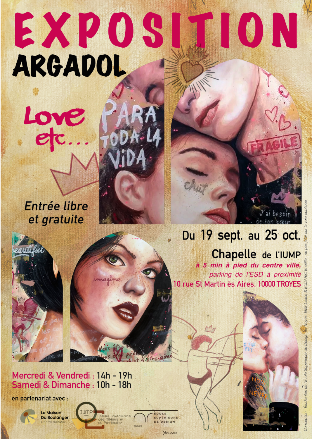 Expo Argadol, Love,etc Troyes