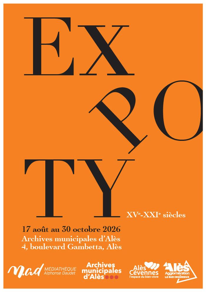 EXPO-TYPO, XVe-XXIe siècles, Archives municipales, Alès