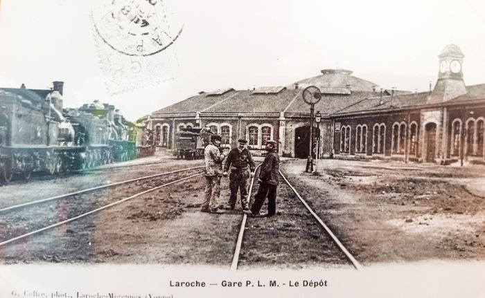 Exposition cartophiles sur le chemin de fer, Gare de Laroche-Migennes, Migennes