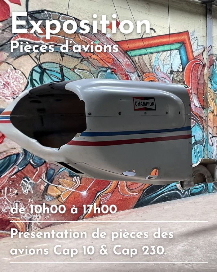 Exposition d&rsquo;anciennes pièces d&rsquo;avions, Les Nouvelles Coordonnées, Fontaine-l&rsquo;Abbé