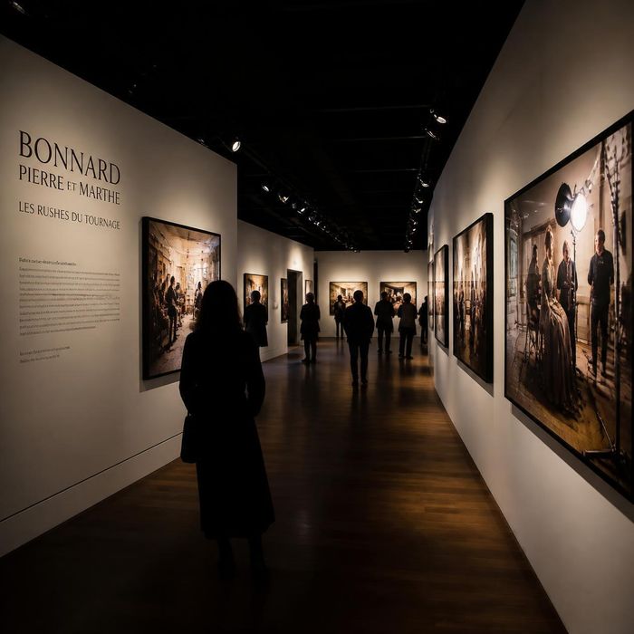 Exposition « Dans les coulisses de Bonnard, Pierre et Marthe –
Quand le Vexin retrouve l’atmosphère des peintres impressionnistes », Église troglodytique de l’Annonciation, Haute-Isle