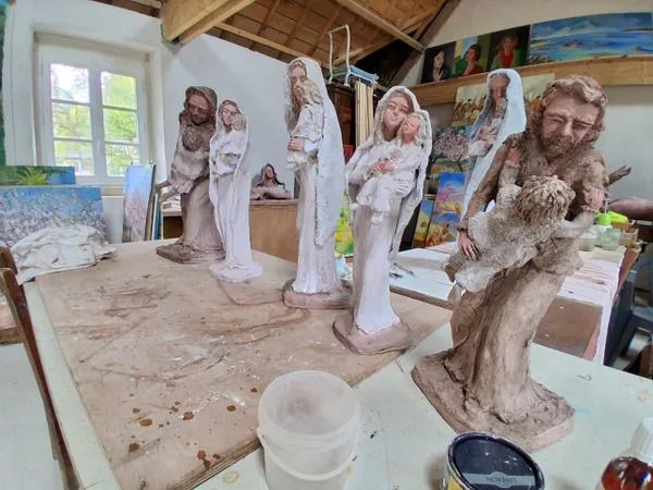 Exposition de Philippe de Sagazan (sculptures), Chapelle Sainte-Eugénie / Plouha, Plouha