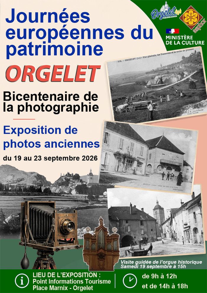 Exposition de photos anciennes d’Orgelet, Point Informations Tourisme, Orgelet