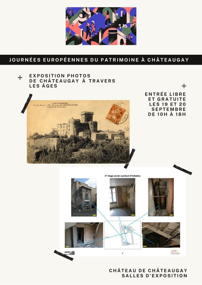 Exposition de photos de Châteaugay à travers les âges, Château de Châteaugay, Châteaugay