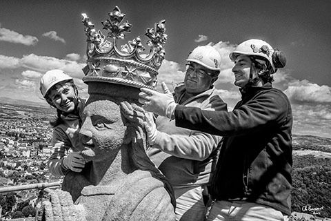 Exposition de photos sur les travaux de la cathédrale de Rodez, Hôtel de Grave – Direction régionale des affaires culturelles (DRAC) Occitanie, Montpellier