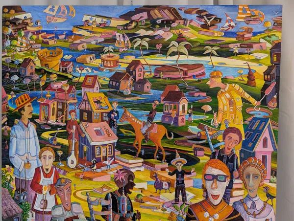 Exposition de Sorgel (peintures, dessins), Eglise Saint-Pierre / Plouha, Plouha
