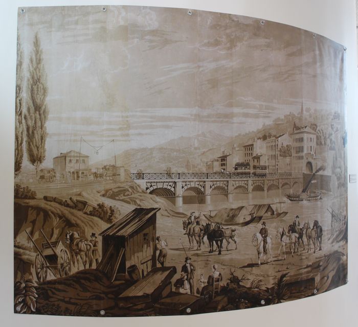 Exposition du papier peint panoramique Pignet, Pavillon Pignet, Saint-Genis-Laval