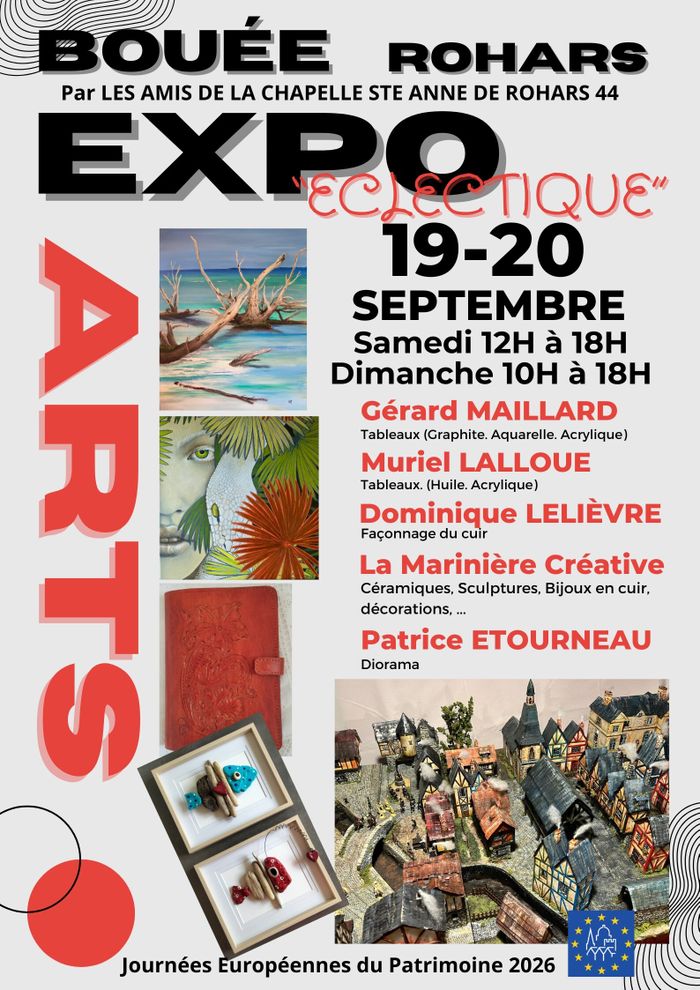 Exposition Eclectique artisanat, Ancienne chapelle de Rohars, Bouée