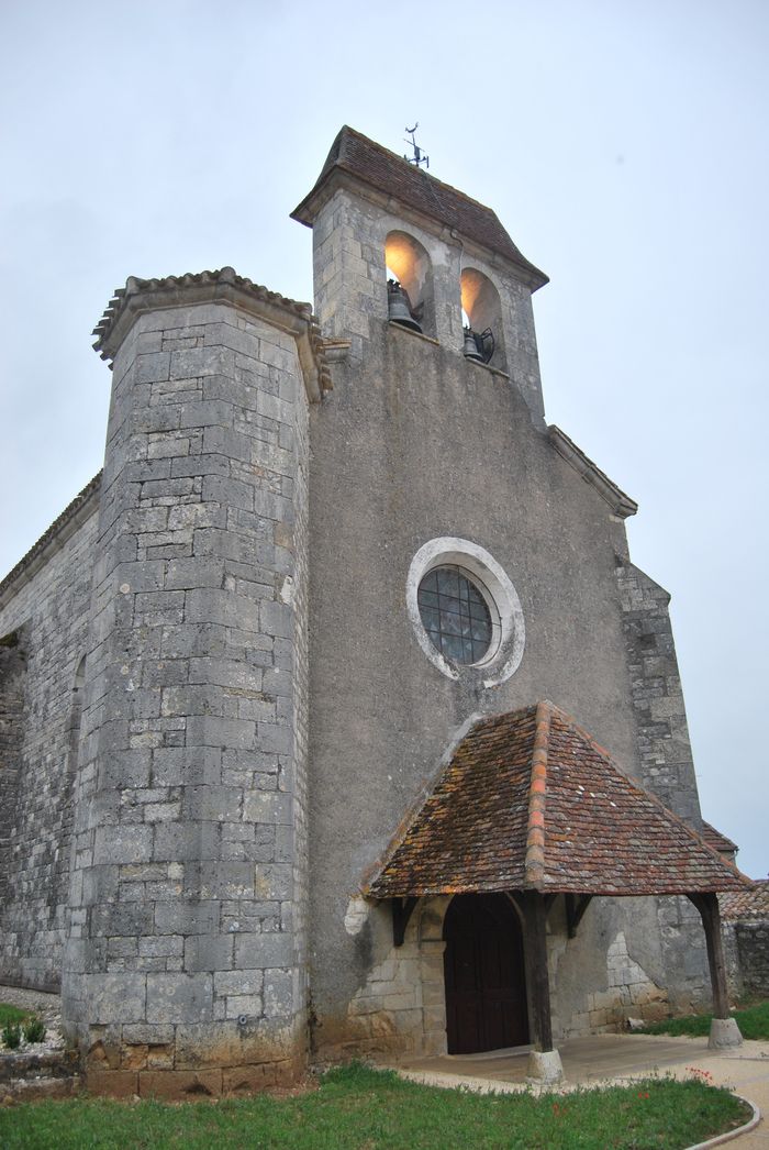 Exposition en plein air consacrée à l’architecture rurale du site au XIXe siècle, Église Saint-Michel, Villesèque