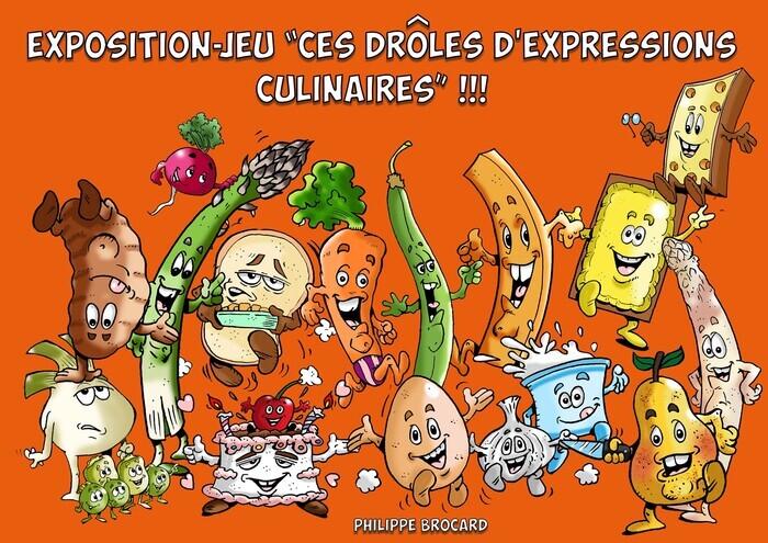 Exposition / jeu : ces drôles d&rsquo;expressions culinaires !, Médiathèque l&rsquo;Ouvre-boîte, Orliénas