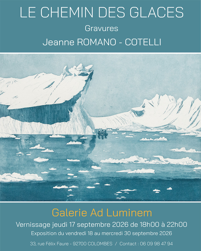 Exposition « Le chemin des glaces : gravures », Galerie Ad Luminem, Colombes