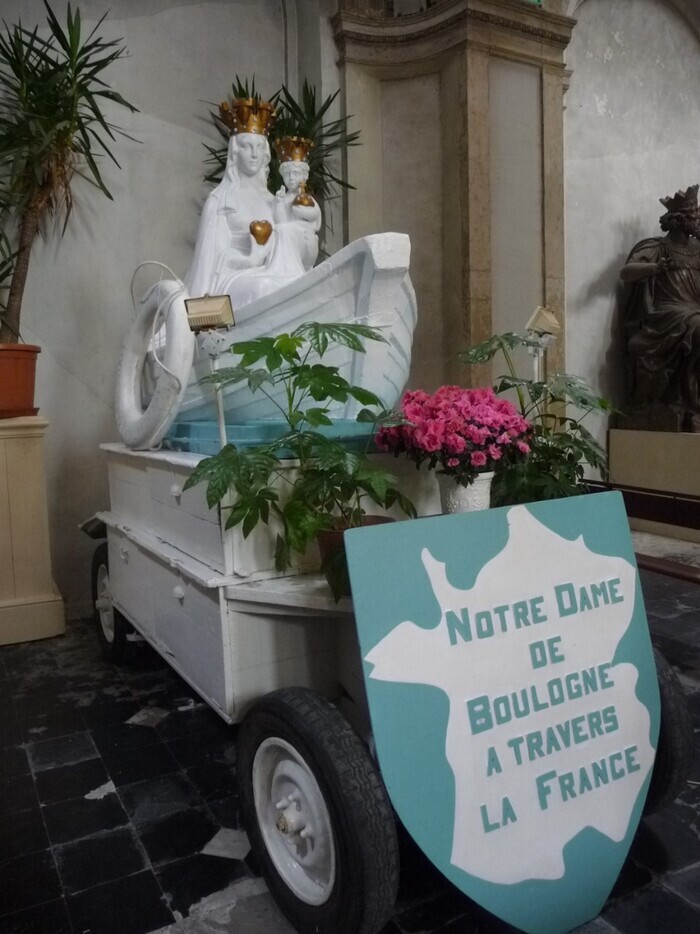 Exposition : Le passage de Notre-Dame de Boulogne dans le Lussacois (9 Novembre 1943), Église Saint-Gervais-et-Saint-Protais, Civaux