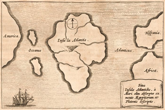 EXPOSITION : LES MONDES ENGLOUTIS : L’ATLANTIDE ET SES AVATARS, Bibliothèque et archives d&rsquo;agglomération du Pays de Saint-Omer, Saint-Omer