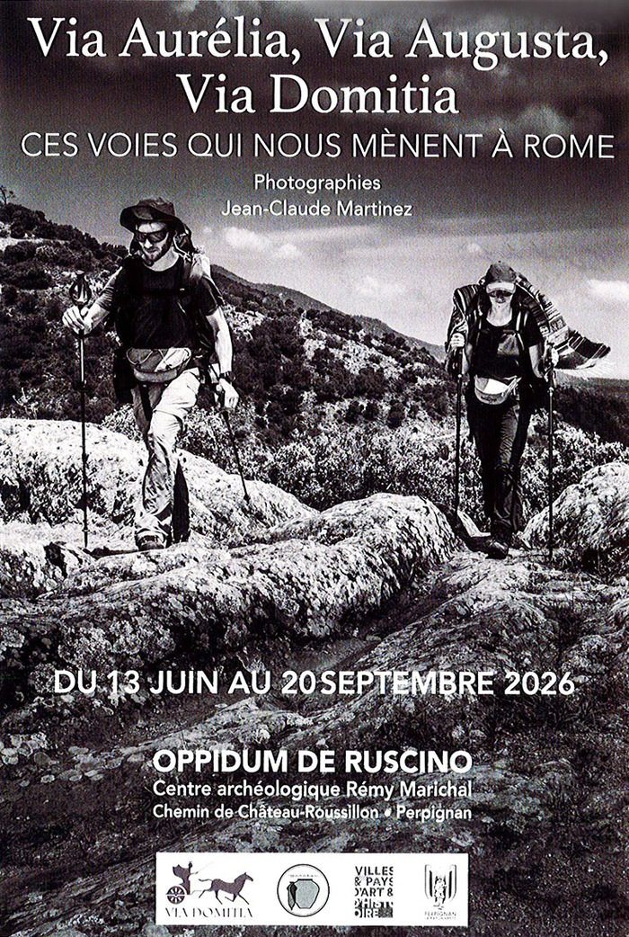 Exposition : les voies qui nous mènent à Rome, Musée archéologique de Ruscino, Perpignan
