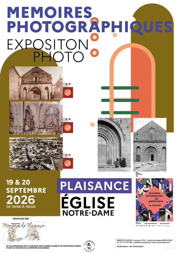 Exposition : Mémoires photographiques, Église Notre-Dame, Plaisance