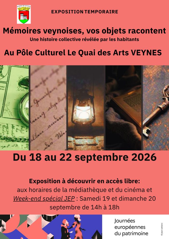 Exposition Mémoires veynoises, vos objets racontent, Pôle culturel, Veynes
