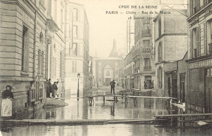 Exposition numérique du service des Archives de la Ville – La crue de 1910 à Clichy, Commune De Clichy-La-Garenne – Service des archives-Documentation, Clichy