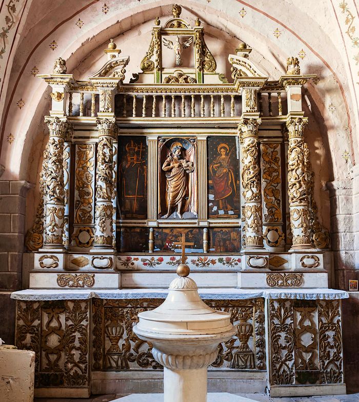 Exposition « Patrimoine cultuel en danger – Restauration du Retable Saint-Jean-Baptiste » à Roquebrune-sur-Argens, Église paroissiale Saint-Pierre-Saint-Paul, Roquebrune-sur-Argens