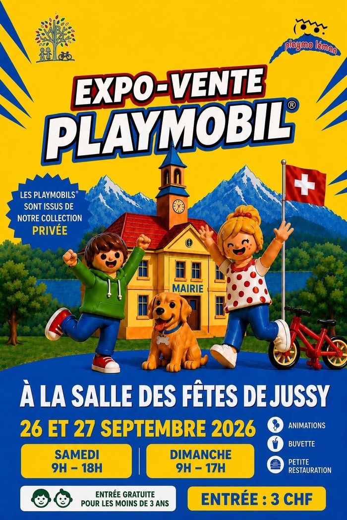Exposition Playmobil, Salle des Fêtes, Jussy