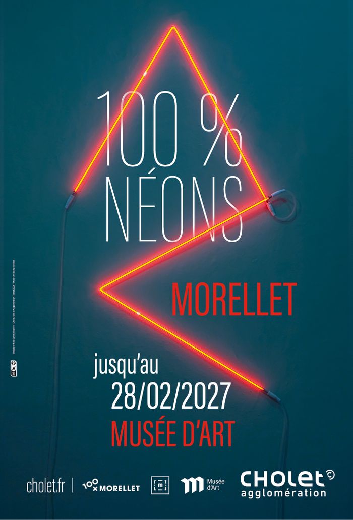 Exposition temporaire « Morellet, 100% néons », Musée d&rsquo;art et d&rsquo;histoire, Cholet