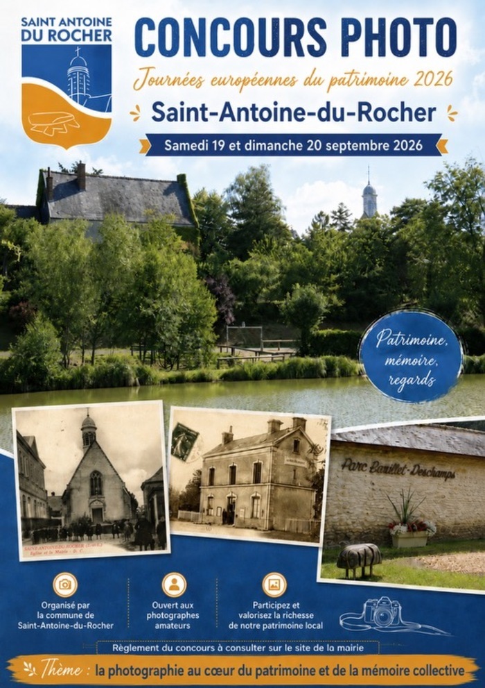 Exposition/concours photos, Mairie de Saint-Antoine-du-Rocher, Saint-Antoine-du-Rocher