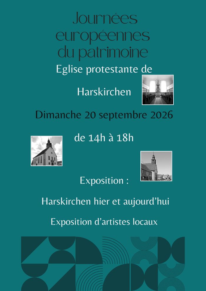 Expositions artistiques et photos anciennes, Eglise protestante, Harskirchen
