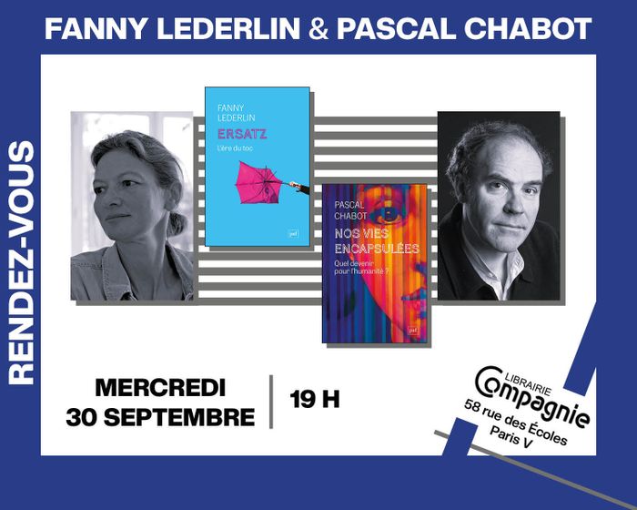 Fanny Lederlin et Pascal Chabot, Librairie Compagnie, Paris