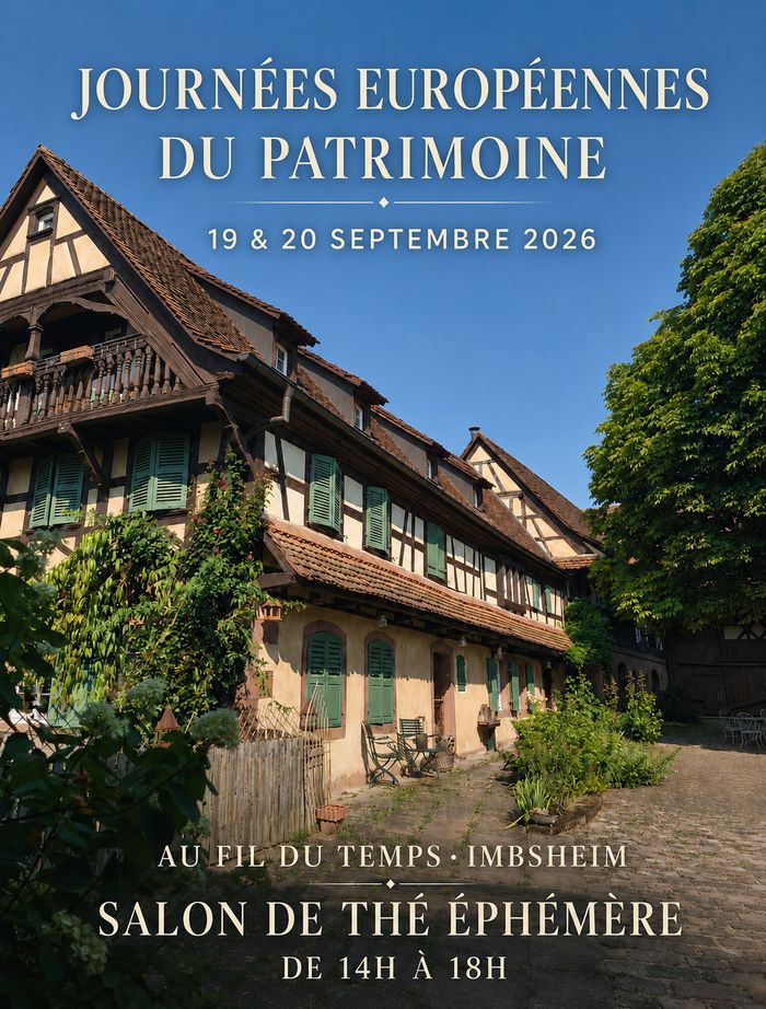 Ferme alsacienne restaurée à l’ancienne et salon de thé éphémère, Maison d’hôtes ‘Au Fil du Temps’, Imbsheim