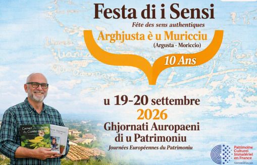 Festi di i sensi / JEP 2026 : conférence sur la cuisine niçoise, Place de la mairie, Argiusta-Moriccio, Argiusta-Moriccio