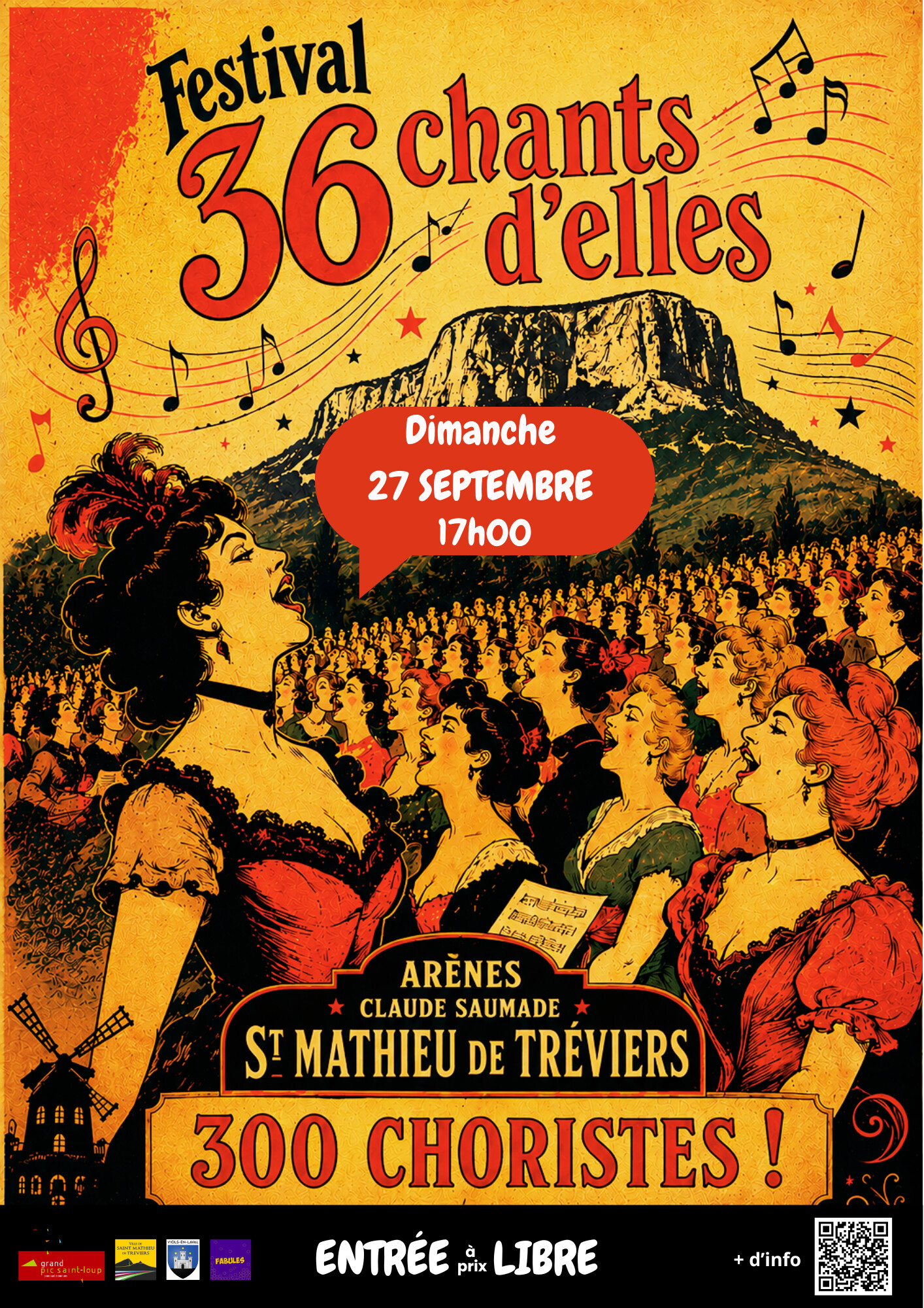 Festival 36 Chants d’elles  Saint-Mathieu-de-Tréviers