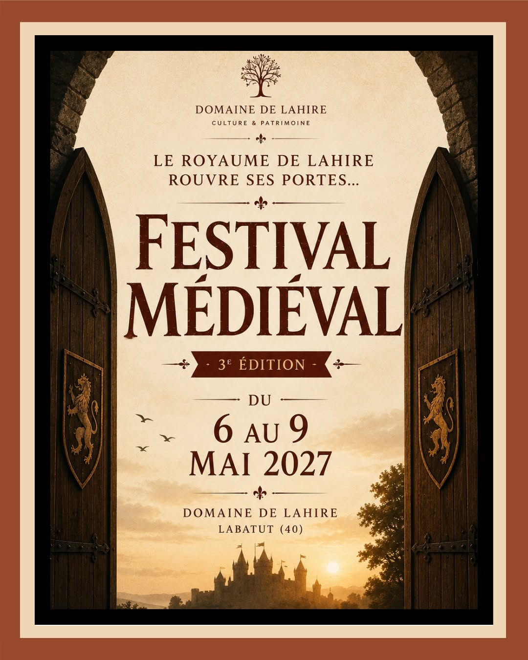 Festival Médieval Domaine de Lahire 3ème Edition Labatut